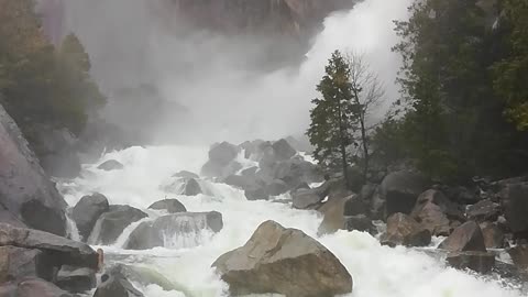 Amazing Yosemite Falls in April 2019 Part 3