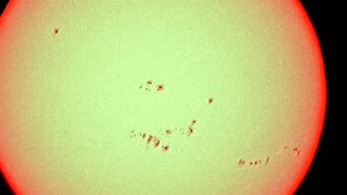 Hundreds Of Massive Sun Spots on the Sun All Lined Up July 29th 2024