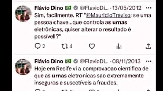 Flávio Dino questionando a segurança das urnas eletrônicas?