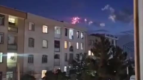 Fireworks in Teheran, people are celebrating the iranian president death ☠️