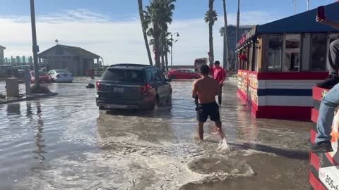 A Rogue Wave At Ventura Beach