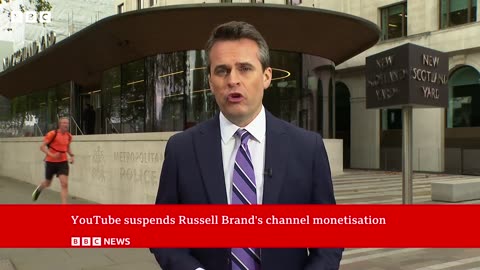 YOUTUBE SUSPEND RUSSEL BRAND CHANNEL