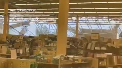 Woman trapped in Hobby Lobby during tornado in Michigan