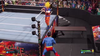 WWE 2K23: Superman VS Goku - Extreme Rules Match