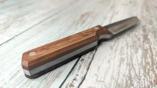 Making a Knife from an Old File | NO POWER tools Knife Making