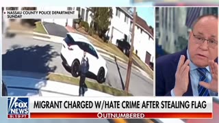 Migrant beats resident, steals flag from NY home