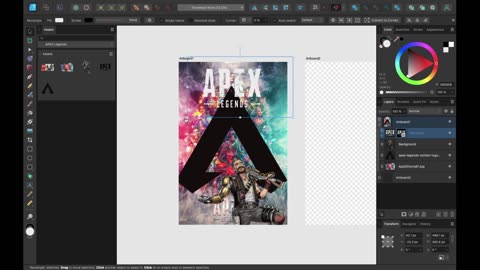 Affinity Designer 2 by Serif | Designing Thumbnails | Random Stream & Chill