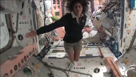 ISS Tour Kitchen, Bedrooms & The Latrine
