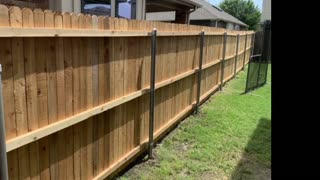 6' Tall Cedar Fence