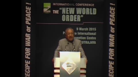 Depopulation Agenda? Mahathir Mohamad suggests so.