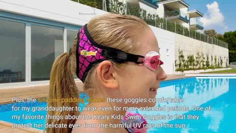 Buyer Comments: Keary Kids Swim Goggles for Toddler Kids Youth(3-12),Anti-Fog Waterproof Anti-U...