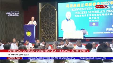 10 OKTOBER 2022 – BERITA PAGI – PEMBINAAN LANDASAN BERKEMBAR ELEKTRIK GEMAS-JB ; DIJANGKA SIAP 2024