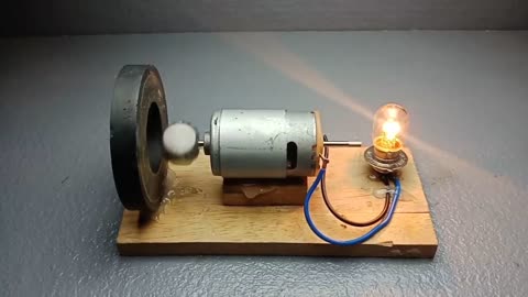 Science free Energy experiment with Generator | Free Energy experiment with bulb 💡