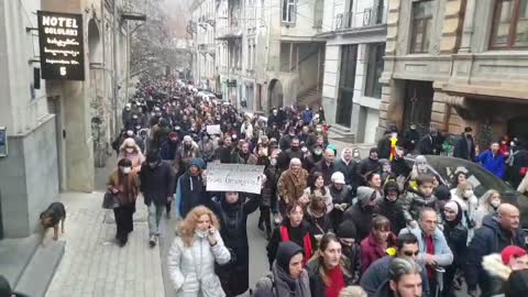 Georgia Marches Against Jab Mandates