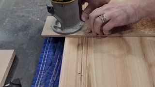 Cutting a circle out of Cedar