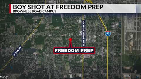 Teen shot at Freedom Prep Charter School
