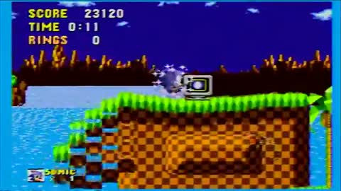 Sonic the Hedgehog Sega Genesis test