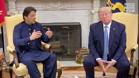 DONALD TRUMP AND IMRAN KHAN BRIEFING