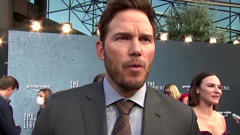 Chris Pratt walks red carpet for 'The Terminal List'