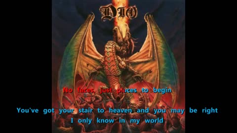 Dio - I Speed At Night {live dragon killing karaoke}