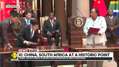 BRICS Summit 2023 LIVE : Ramaphosa Honours China's Xi-Jinping With South Africa's Highest Honour