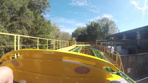 Cheetah Hunt front seat on ride 4K POV @30fps Busch Gardens Tampa