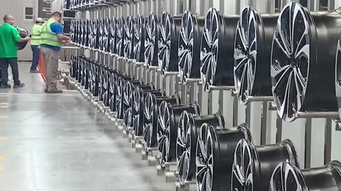 High-Capacity Automobile Wheel Hub Coating Line