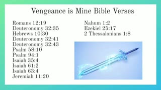Vengeance is Mine Bible Verses