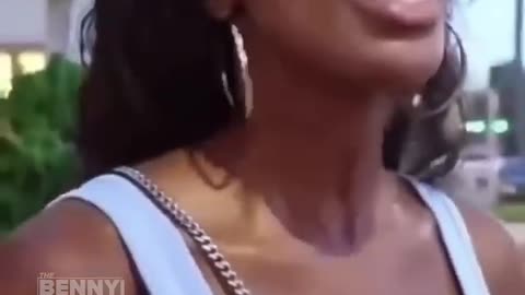 Black woman sees real Donald Trump