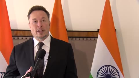 Elon Musk Is excited about the future of India