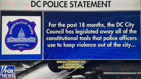 Washington DC Loses 400 Police Officers Since Democrat Officials Began Attacking Police Last Year