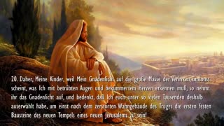 Trauer Jesu über Jerusalem & Zerstörung der alten Mauern ❤️ Jesus Christus erläutert Lukas 1941-46