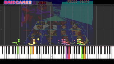 X-Men Vs Street Fighter - Select Player ~ Piano ( Midi )