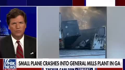 TUCKER: An hour ago a plane crashed into a General Mills food facility