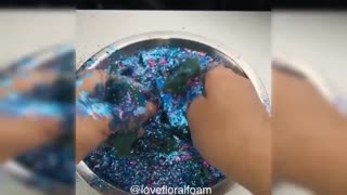 Crushing floral foam asmr