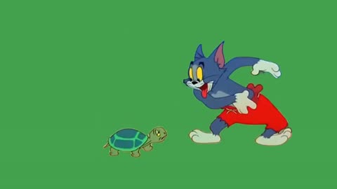 Tom and Jerry Greenscreen cartoon