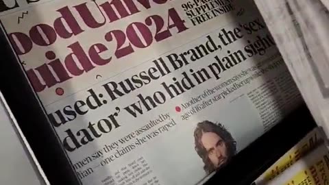 This is how the establishment media is covering Russell Brand, as a rapist