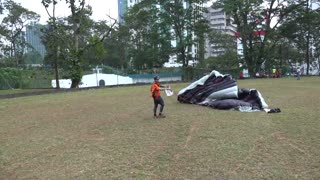 Kuala Lumpur Tower "Totem Pole" Base Jump