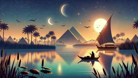 Echoes of the Nile: Tranquil Ancient Egyptian Melodies for Deep Sleep - 2 Hour Soundscape