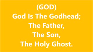 Godliness | GOD - RGW Holy Trinity Teaching