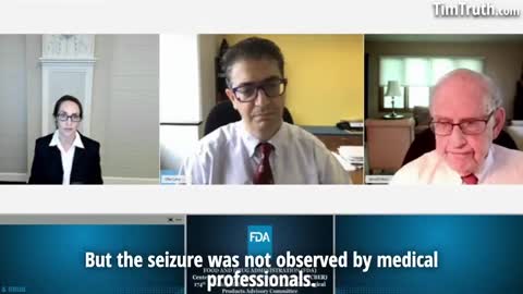 MODERNA TELLS FDA ABOUT THE BABY TRIAL SUBJECT W/ 2X SEIZURES ; WHY IS FDA IGNORING VAERS?!