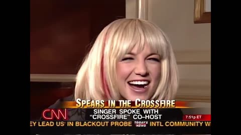 Here's Tucker Carlson Interviewing Britney Spears for CNN 20 Years Ago