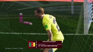 eFootball PES 2021 l Cameroonian victory Group G game FIFA World Cup Quatar 2022 Cameroon v Serbia