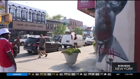 Biggie Smalls mural vandalized