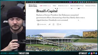 Brazil Capitol STORMED By Pro Bolsanaro Protesters, Democrats DEMAND Biden Extradite Bolsanaro