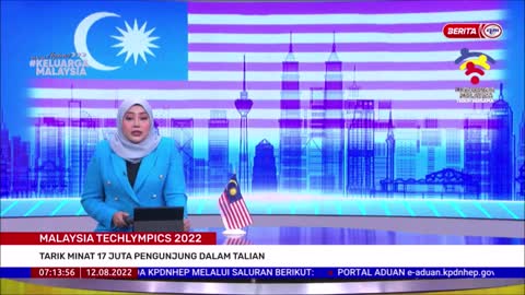 BERITA PAGI-MALAYSIA TECHLYMPICS 2022-TARIK MINAT 17 JUTA PENGUNJUNG DALAM TALIAN