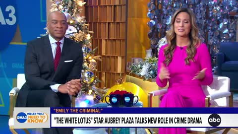 Aubrey Plaza dishes on 'Emily the Criminal' _ GMA3