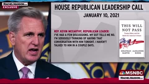 Did Kevin McCarthy Conspire with Liz Cheney to Remove Trump From Office?