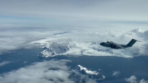 EXPRESS DELIVERY: Royal Navy Drops Supplies To British Antarctic Survey