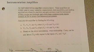 Introduction to the Instrumentation Amplifier